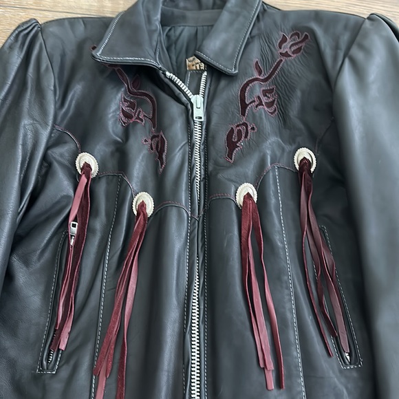 Vintage leather & suede  jacket - Picture 13 of 13